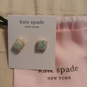 Kate Spade gold stud earring